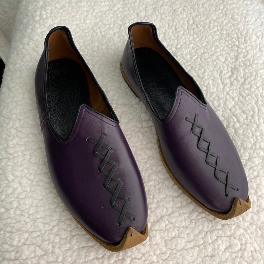 Turkish Natural Leather Yemeni Shoe size 43 USA 11